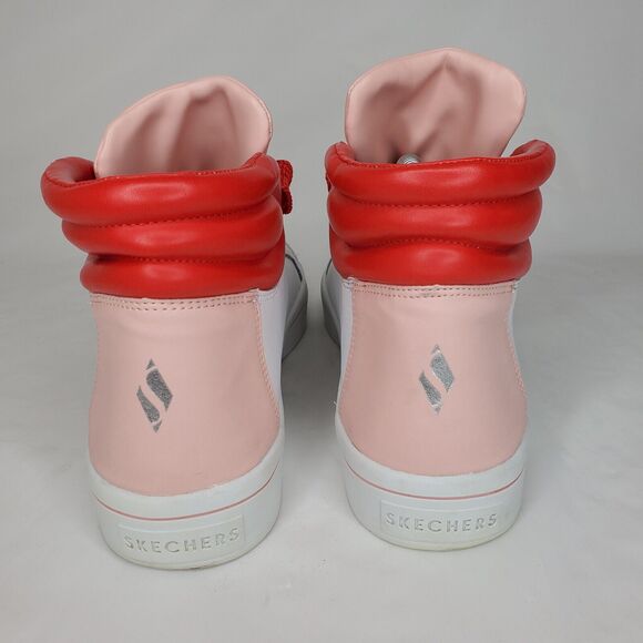 SKECHERS Street Hi-Lite Block Poppers Leather Women Sneakers Sz 10 - Picture 7 of 9